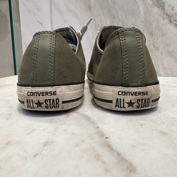 CONVERSE Classic Olive Green Canvas Sneakers - Picture 4 of 8